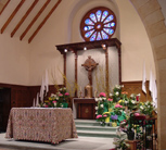 Interior View of the Church