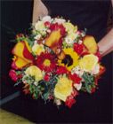 Sunflower and Calla Lily Bouquet