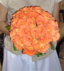 Orange Rose Bouquet