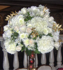 White and Gold Centerpiece