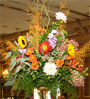 Sunflower & Tiger Lily Centerpiece