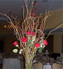 Curly Willow Branches Centerpiece